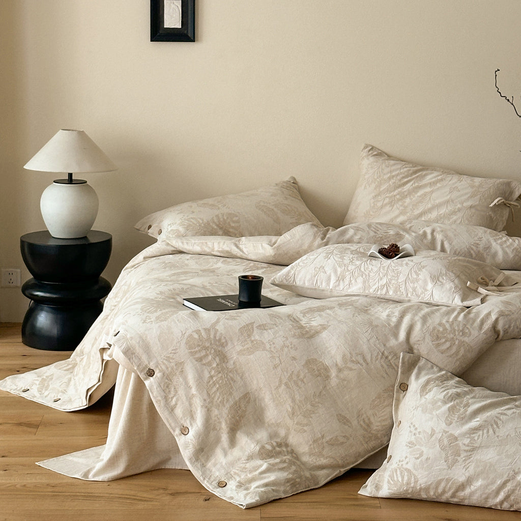 Botanica Relief | 3D-Jacquard Linen-Rich Bed Linen