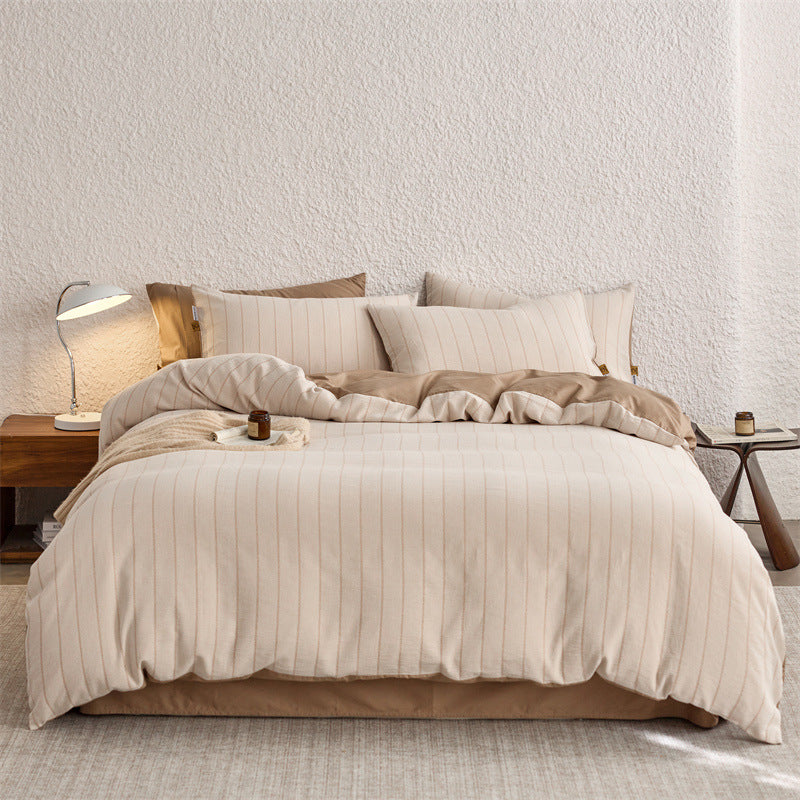 The Atelier Stripe | 40s Double-Jacquard Cotton Bed Linen