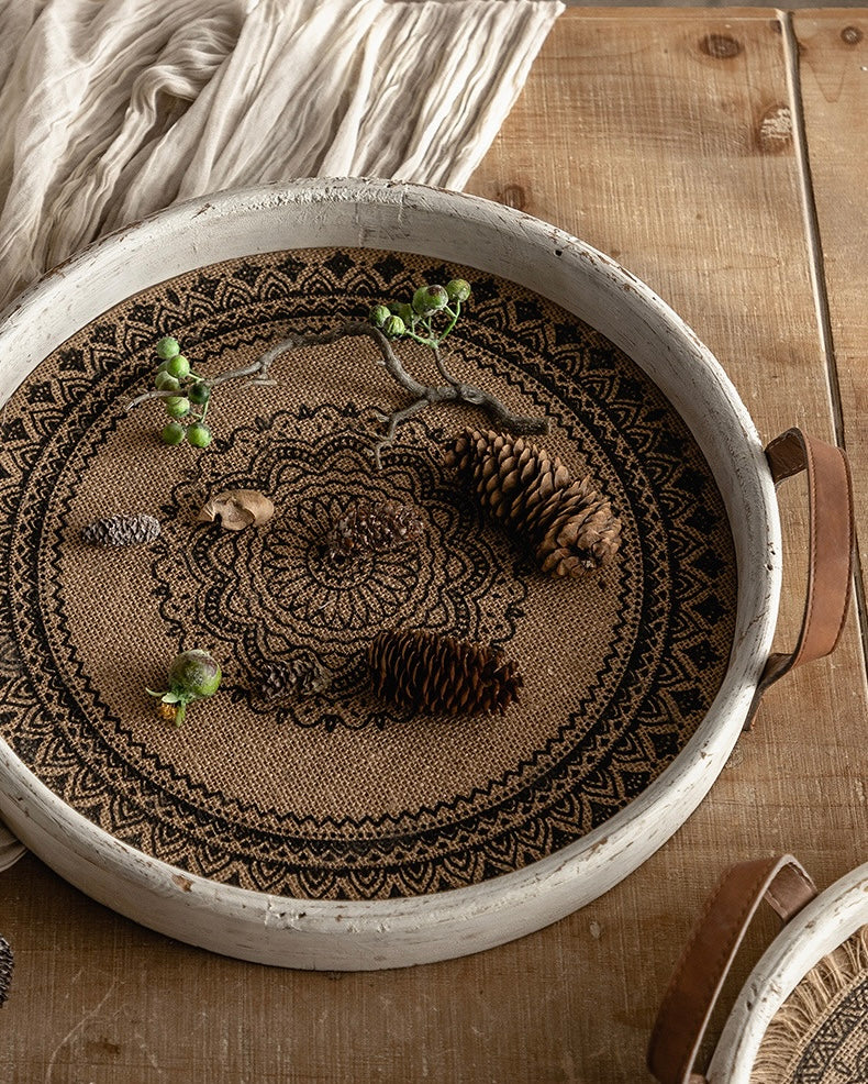 The Handcrafted Wood Tray Pair Berriscent