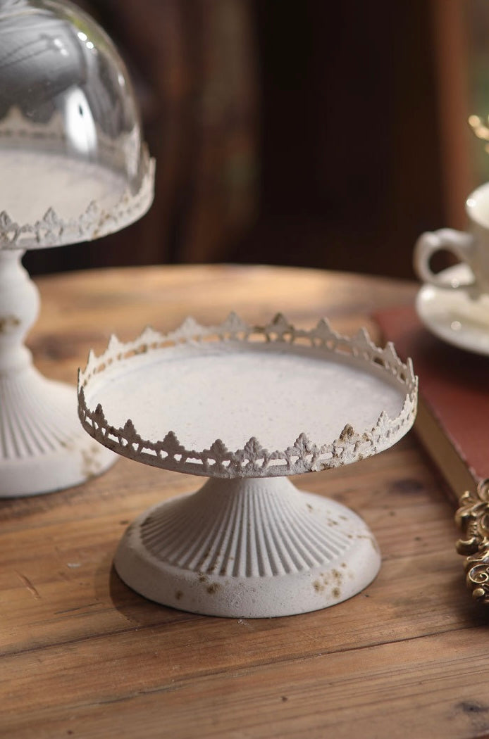 Vintage Glass Dome Pedestal Stand – Handcrafted Display Berriscent