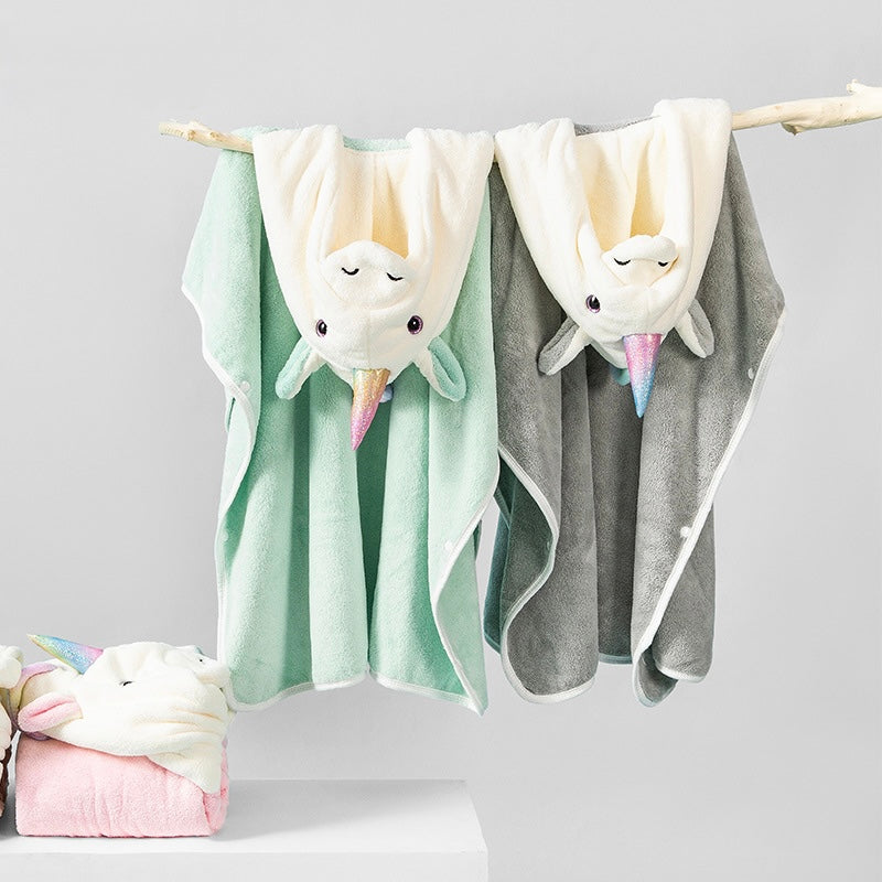 Starlume Unicorn Hooded Towel Berriscent