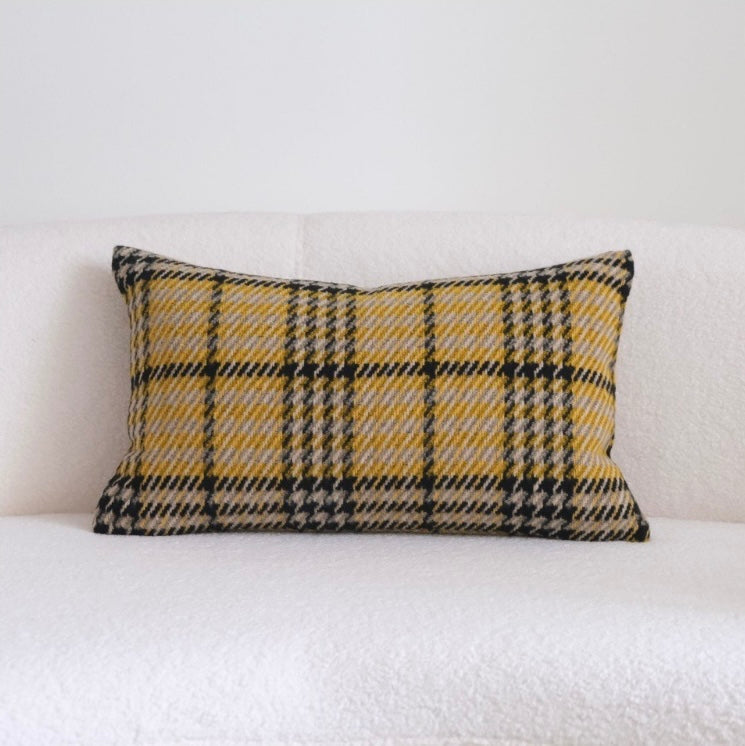 Golden Weave Collection - Decorative Cushions in Warm Mustard Tones Berriscent