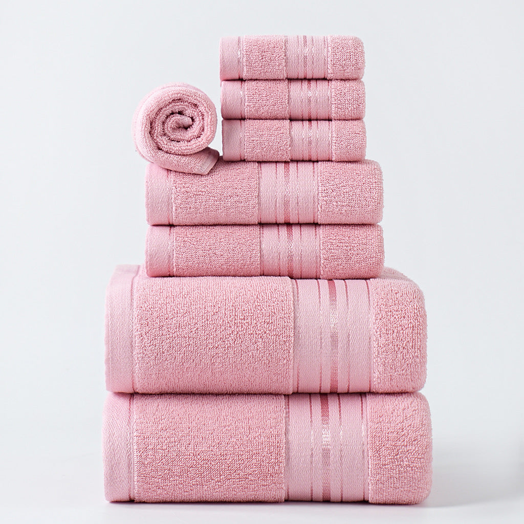 Border Rhythm | 8-Piece Cotton Towel Set