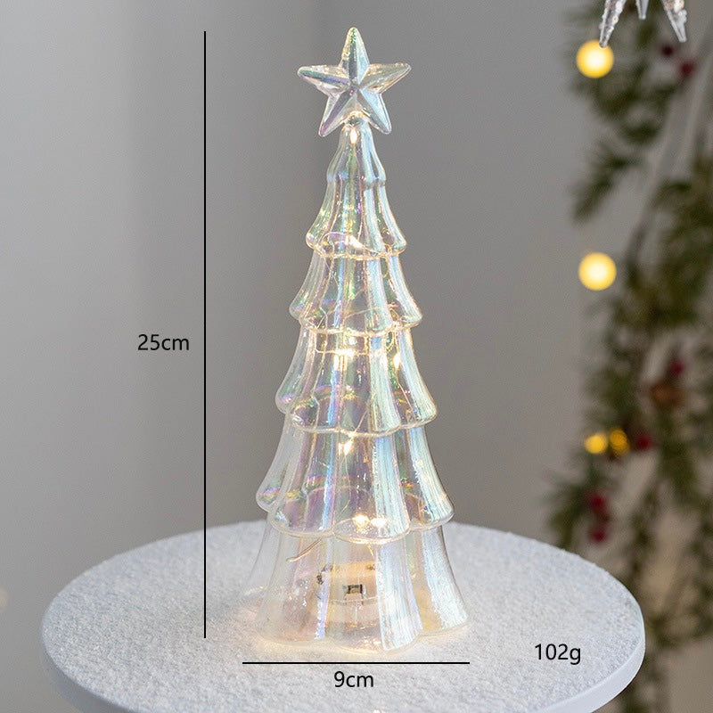 Christmas Glass Tree LED Collection – 12 Styles