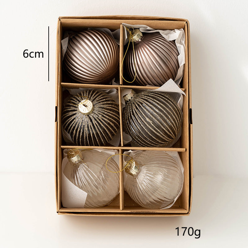 Elegant Christmas Ball Ornament Collection – 6cm Baubles Berriscent
