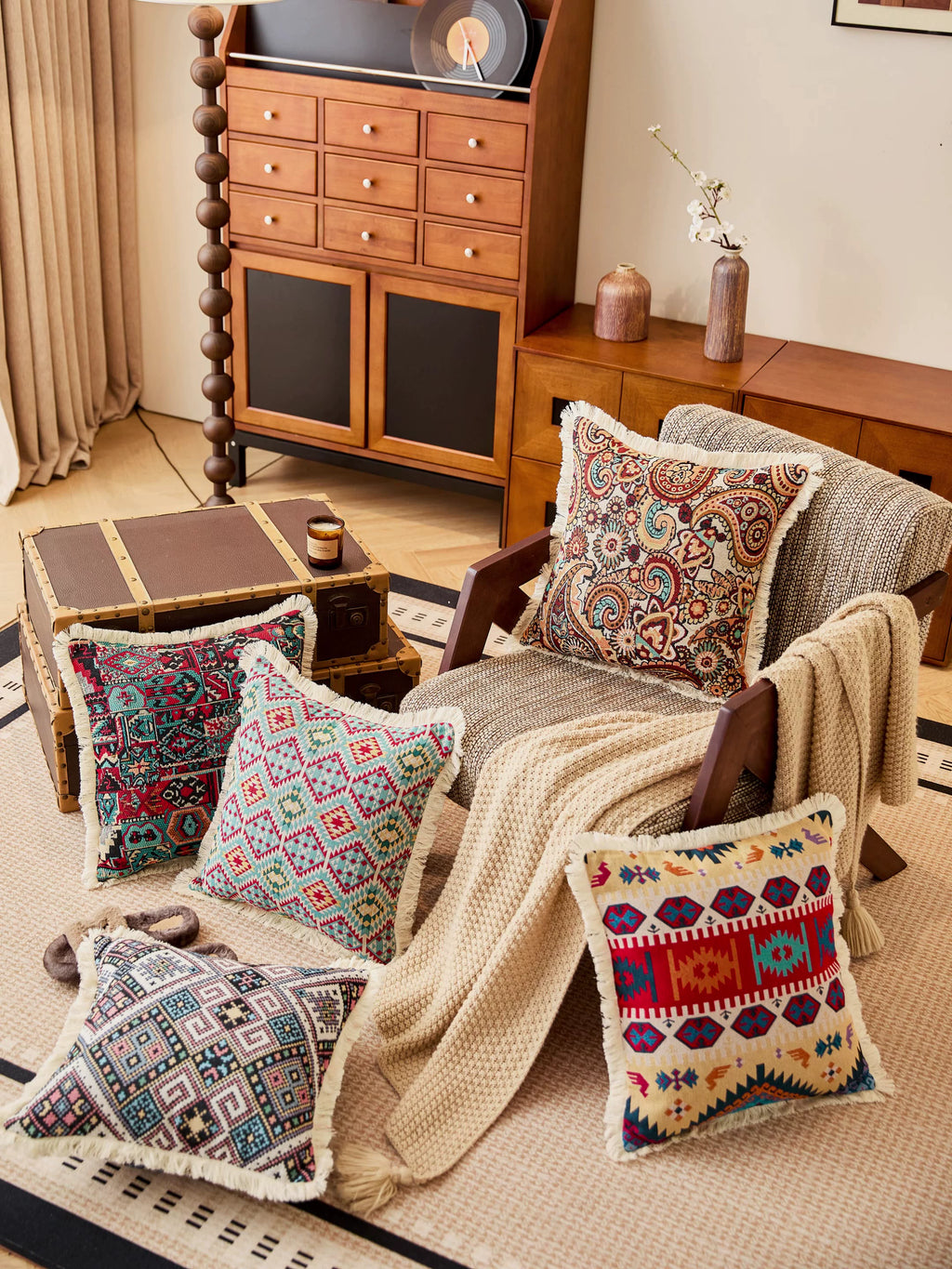 Bohemian Heritage Cushion Collection Berriscent