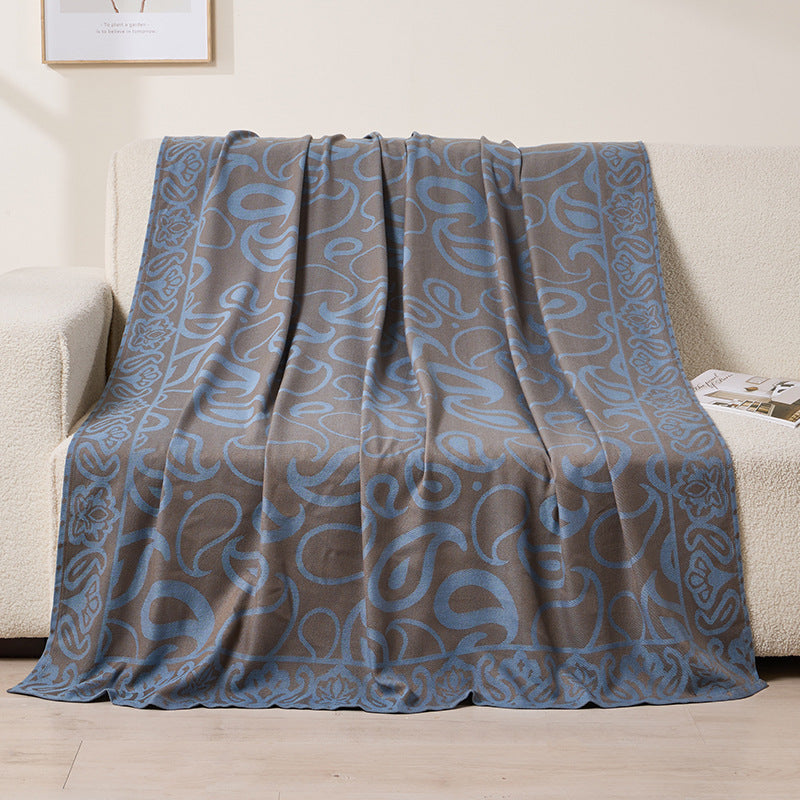 Serene Paisley Reversible Throw  Berriscent