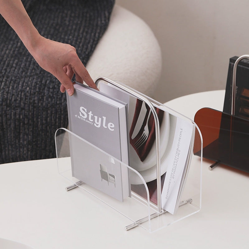 Aurora Acrylic Magazine Holder Berriscent