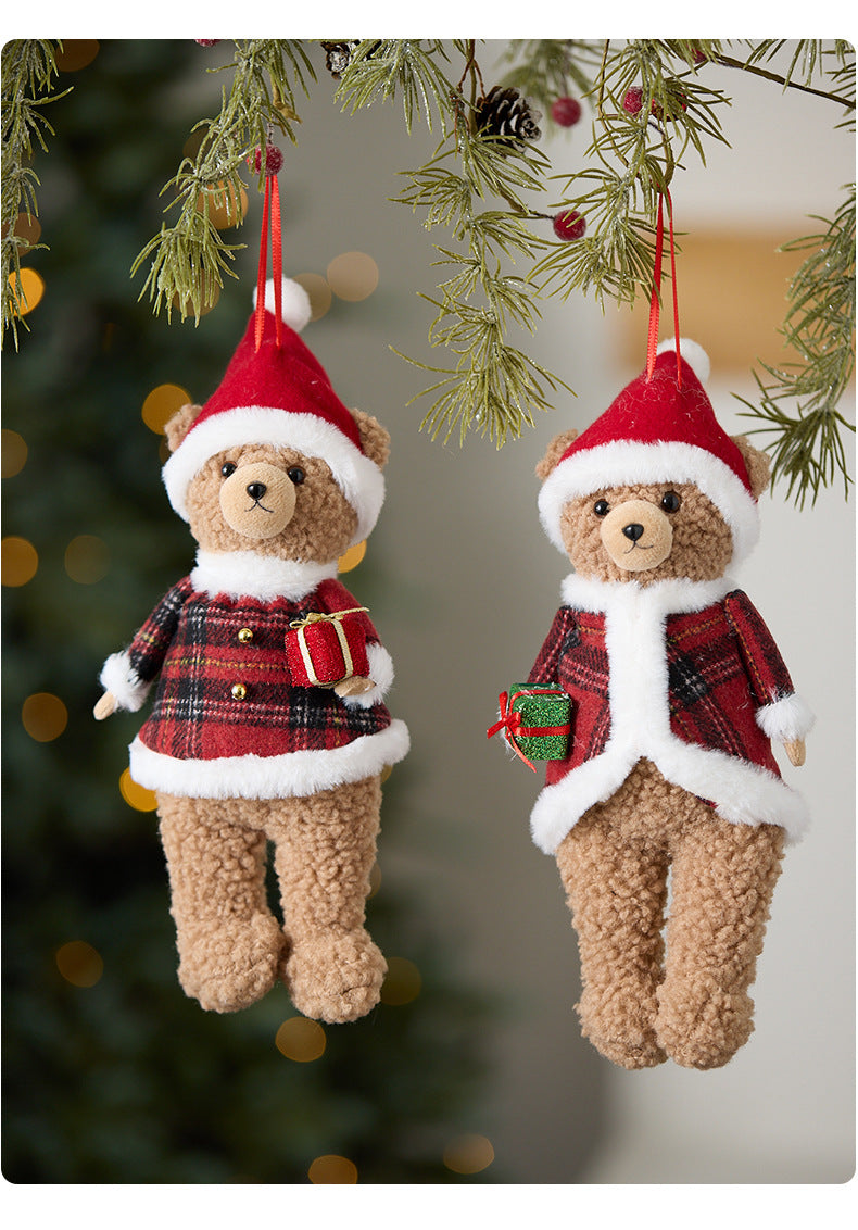 Festive Teddy Companions – Christmas Plush Ornaments