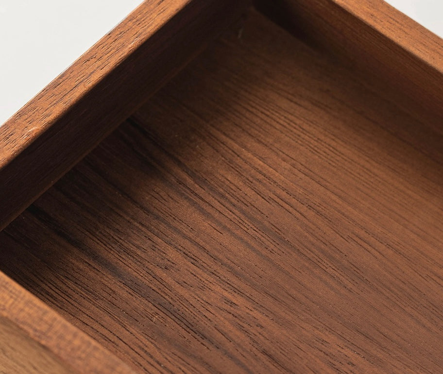 Solid Walnut Elevated Display Tray Berriscent