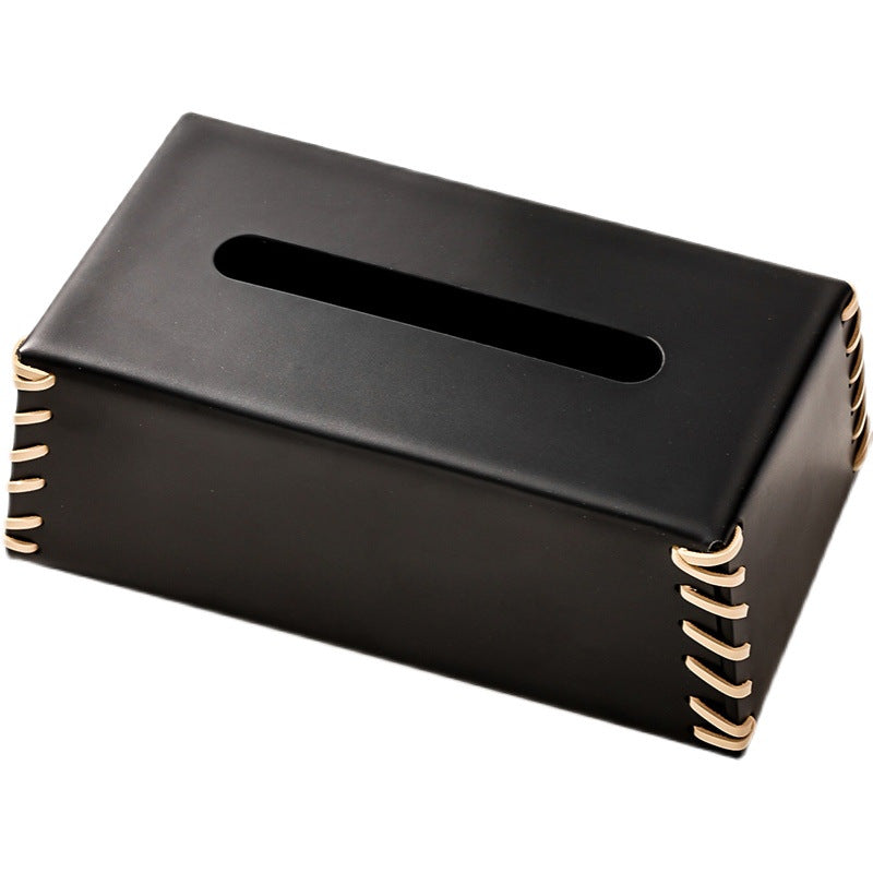 Val Stitched Microfiber Leather Tissue Case Berriscent