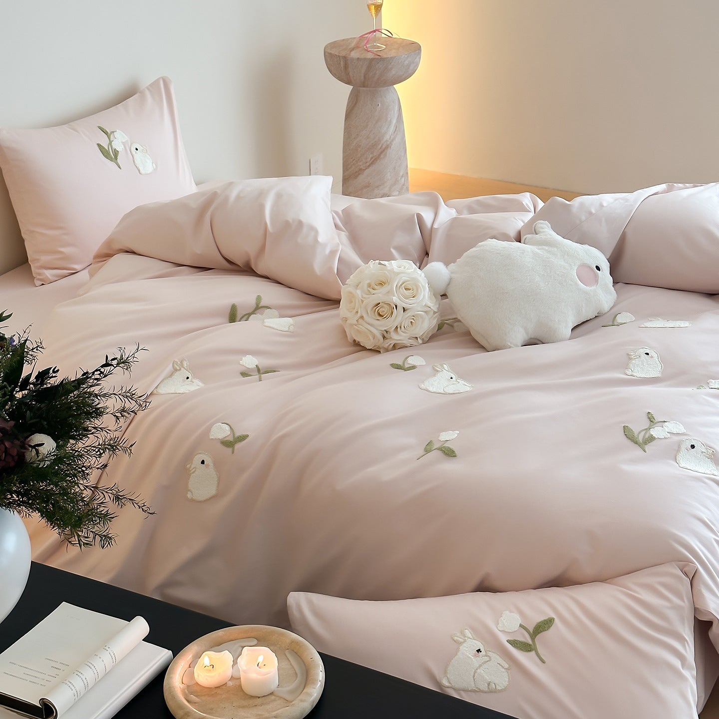 Whisper Bunny Pure Cotton Bedding Set Berriscent