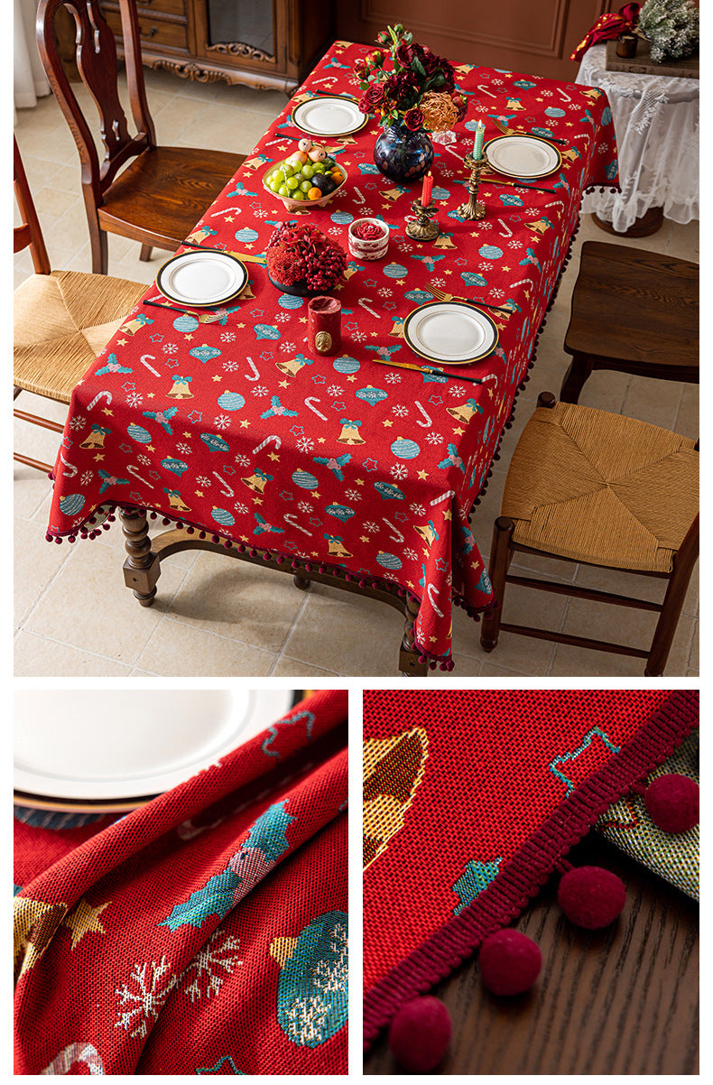 Festive Bells Tablecloth Berriscent