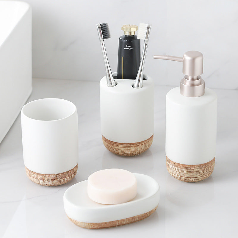 Nord Haven Ceramic Bathroom Set Berriscent