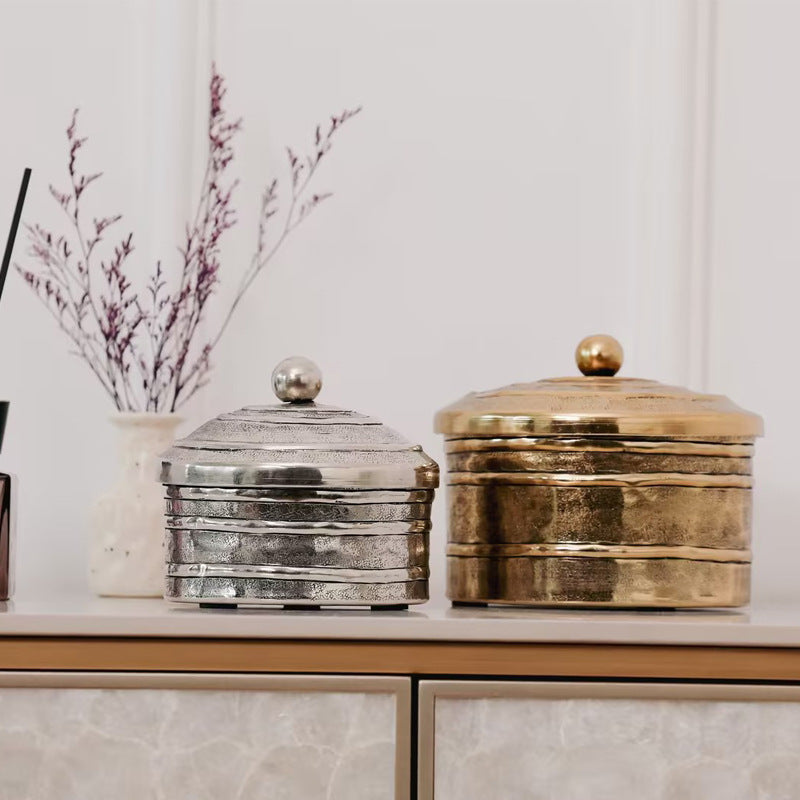 Aurelia Aluminium Storage Box – Luxury Decorative Container Berriscent