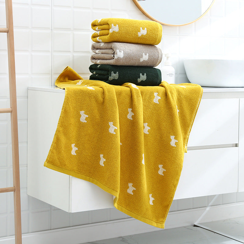 Pony Weave Cotton Towel Berriscent