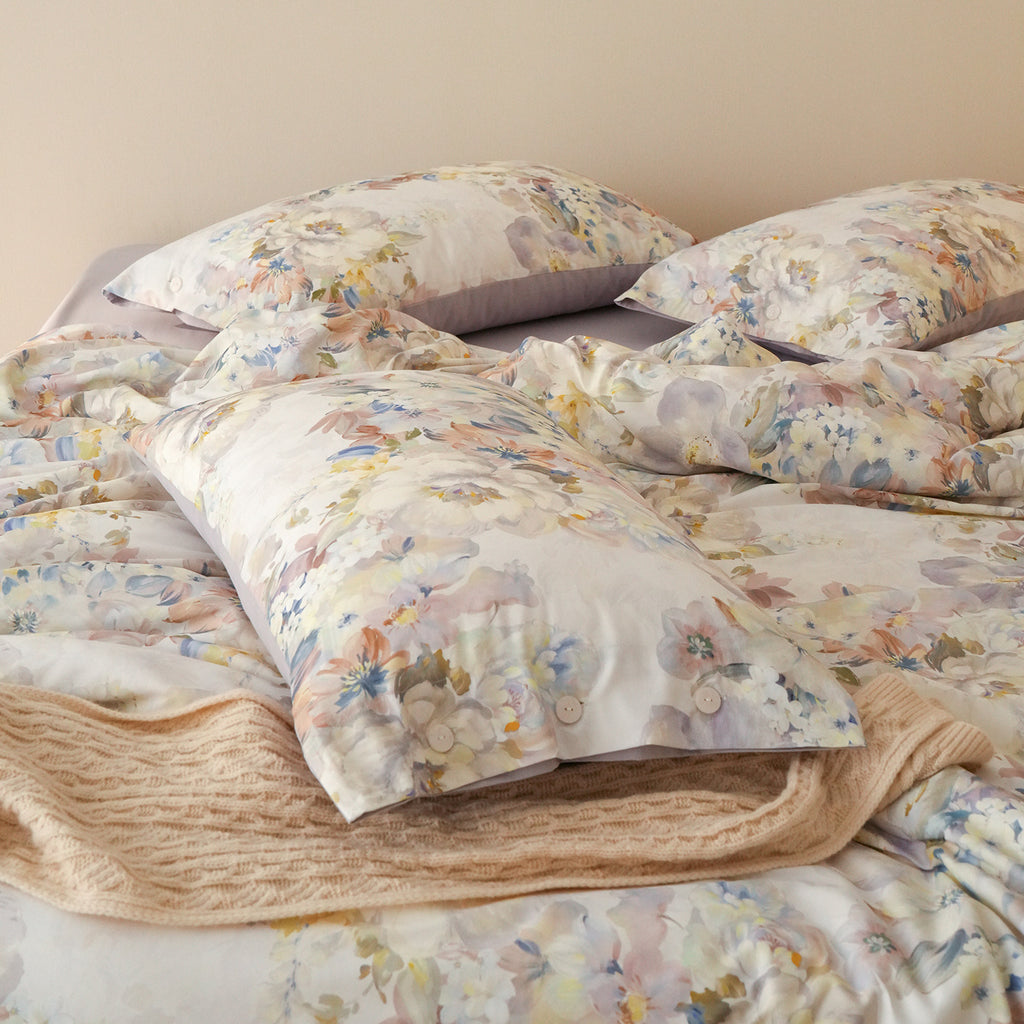 Herbarium Whisper Floral Bedding Set (4-Piece) Berriscent