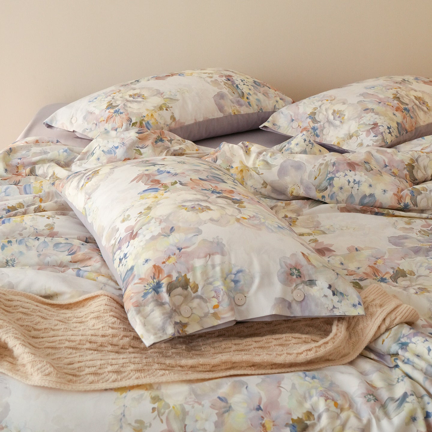 Herbarium Whisper Floral Bedding Set (4-Piece) Berriscent
