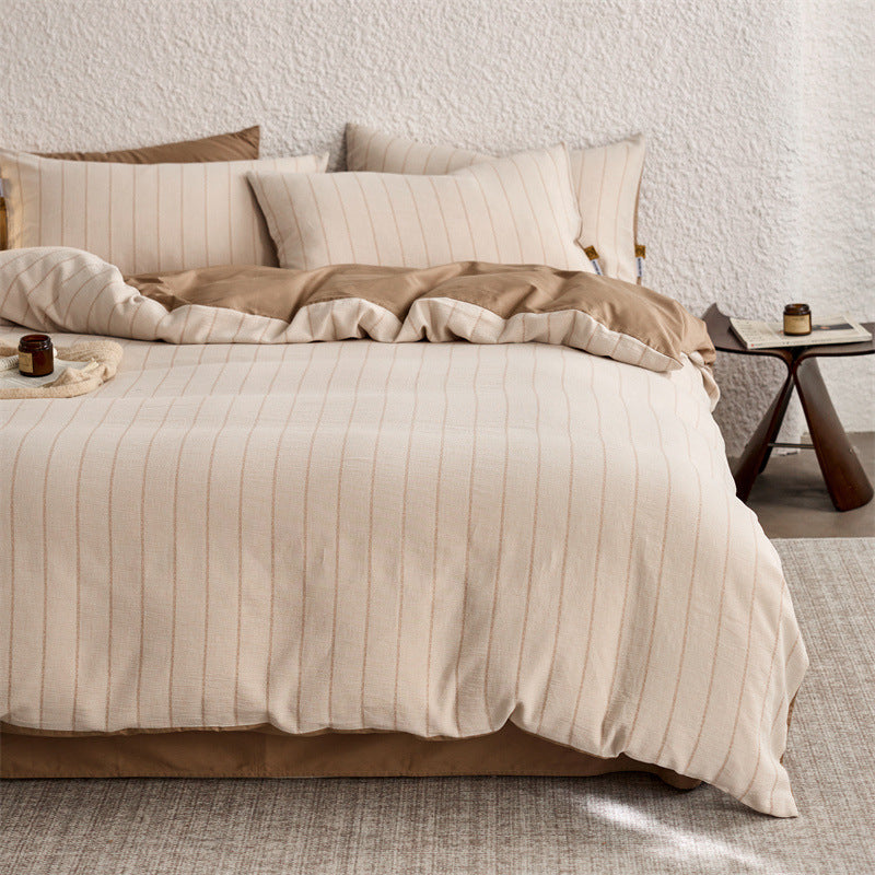 The Atelier Stripe | 40s Double-Jacquard Cotton Bed Linen