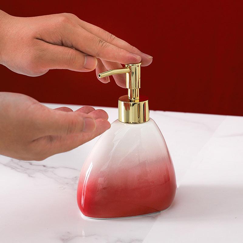 Crimson Fade Ceramic Bathroom Collection Berriscent