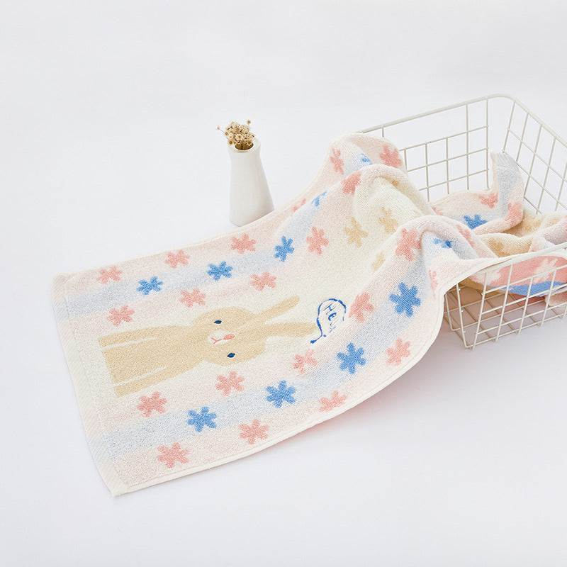 Animal Friends Cotton Hand Towel Berriscent