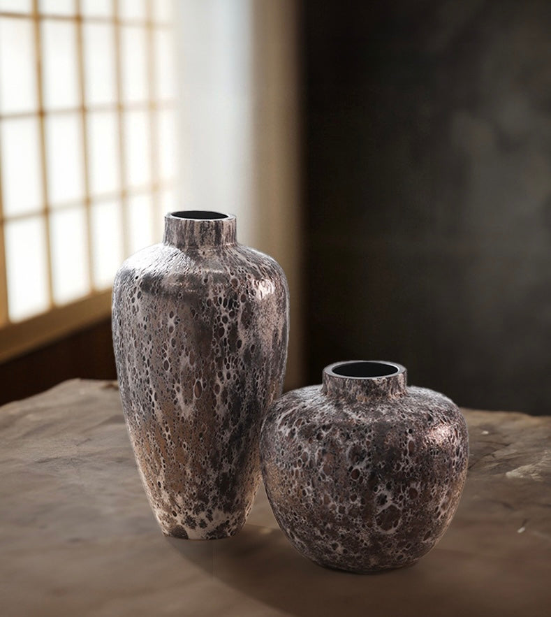 Lunar Stone Art Glass Vase Berriscent