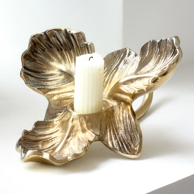 Bloom Sculpt Aluminium Candle Holder Berriscent