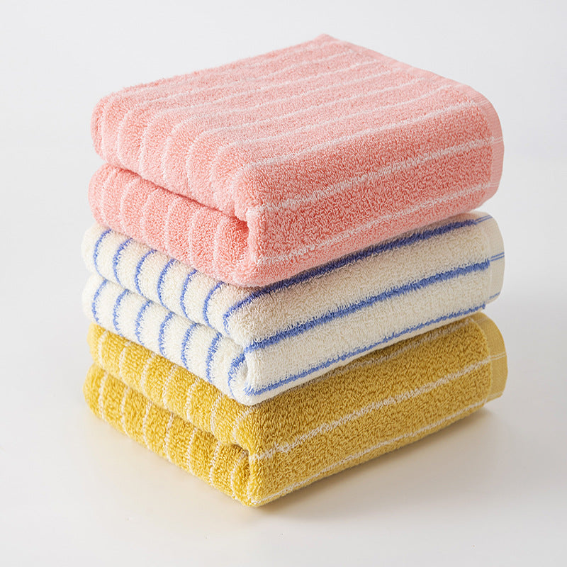 Striped Cotton Face Towel Berriscent