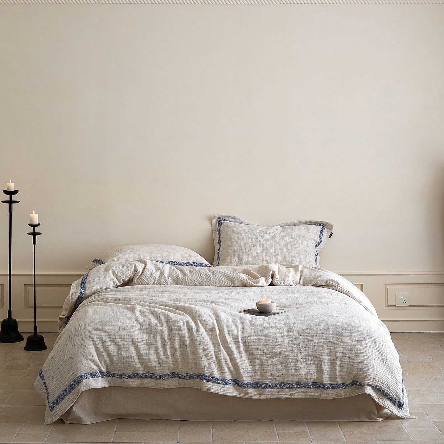 The Zen Drift Series | 80/20 Cotton-Linen Bed Linen