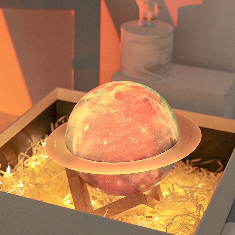 3D Saturn & Star Sky Galaxy Lamp Berriscent