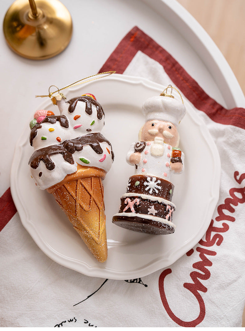 Christmas Pastry & Sweets Ornaments Set