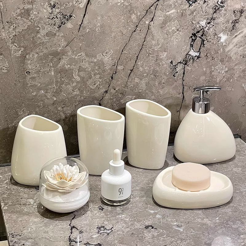 Pure Arc Ceramic Bathroom Set Berriscent 