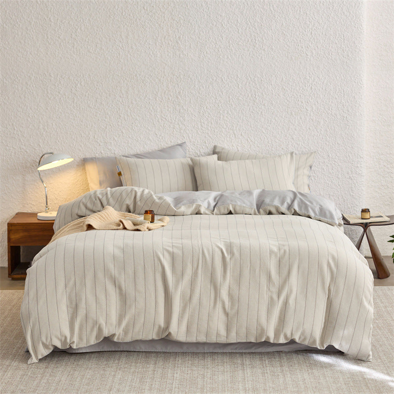 The Atelier Stripe | 40s Double-Jacquard Cotton Bed Linen