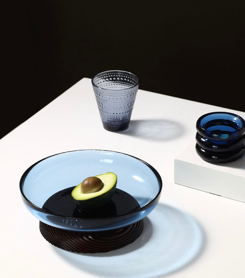 Aurelia Pedestal Glass Bowl Collection Berriscent