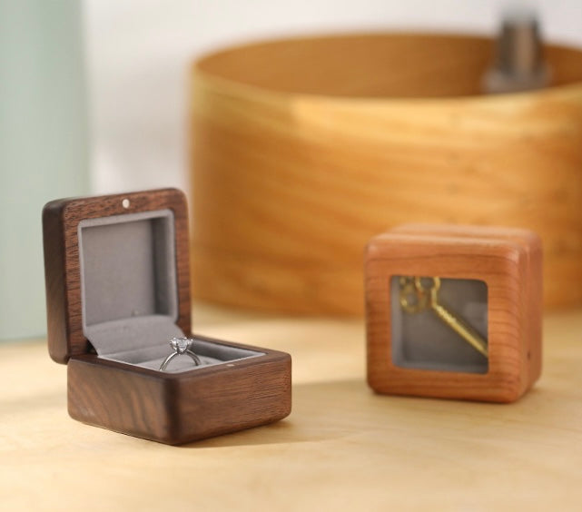 Aurora Heritage Wooden Ring Box Collection Berriscent