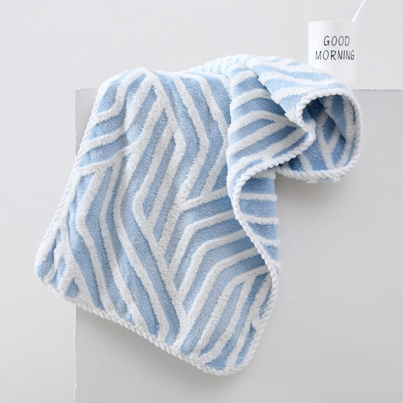 Waveform Touch Coral Fleece Towel Collection Berriscent