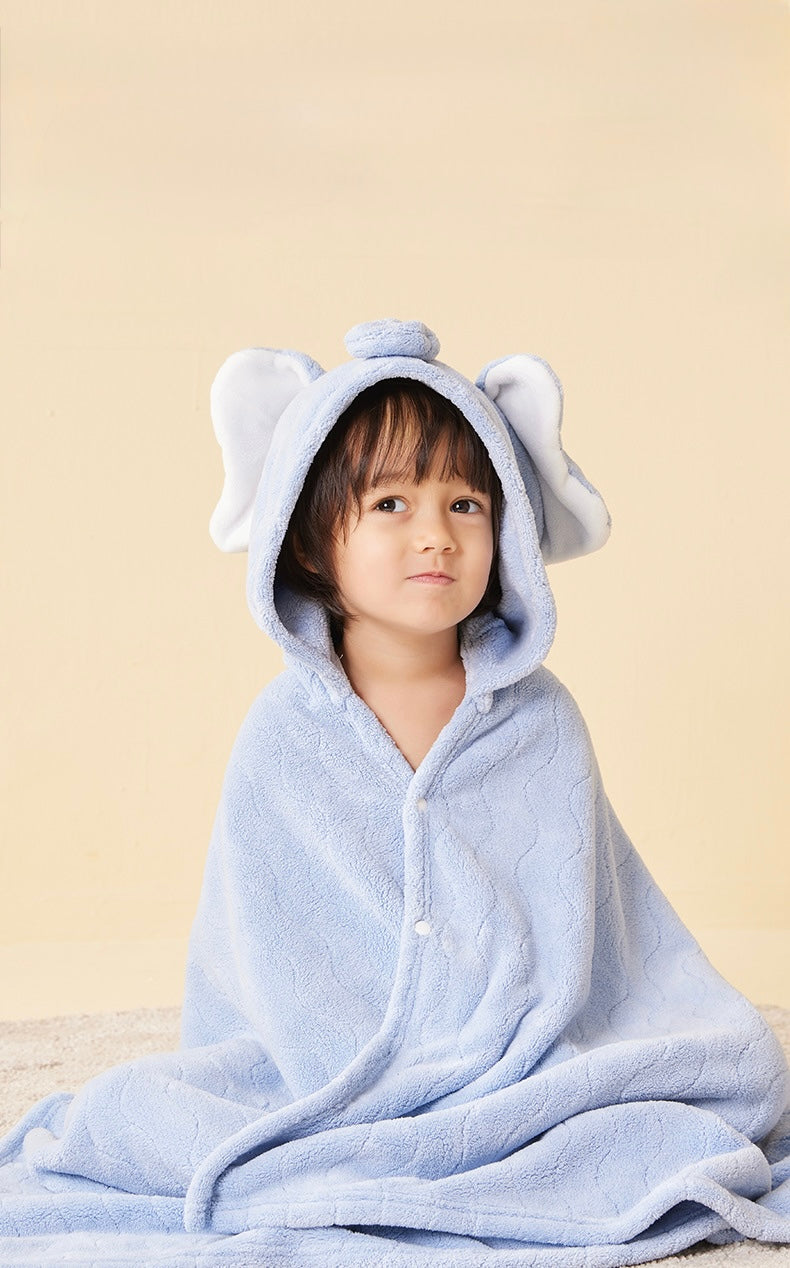 Whimsy Wrap Animal Hooded Bath Towel Berriscent