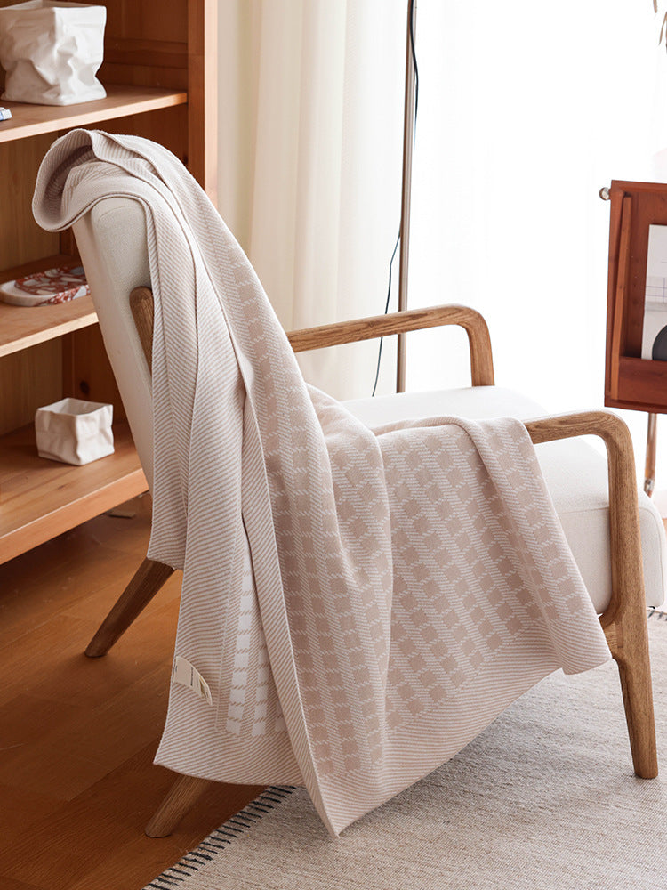 Pure Cotton Woven Throw Berriscent