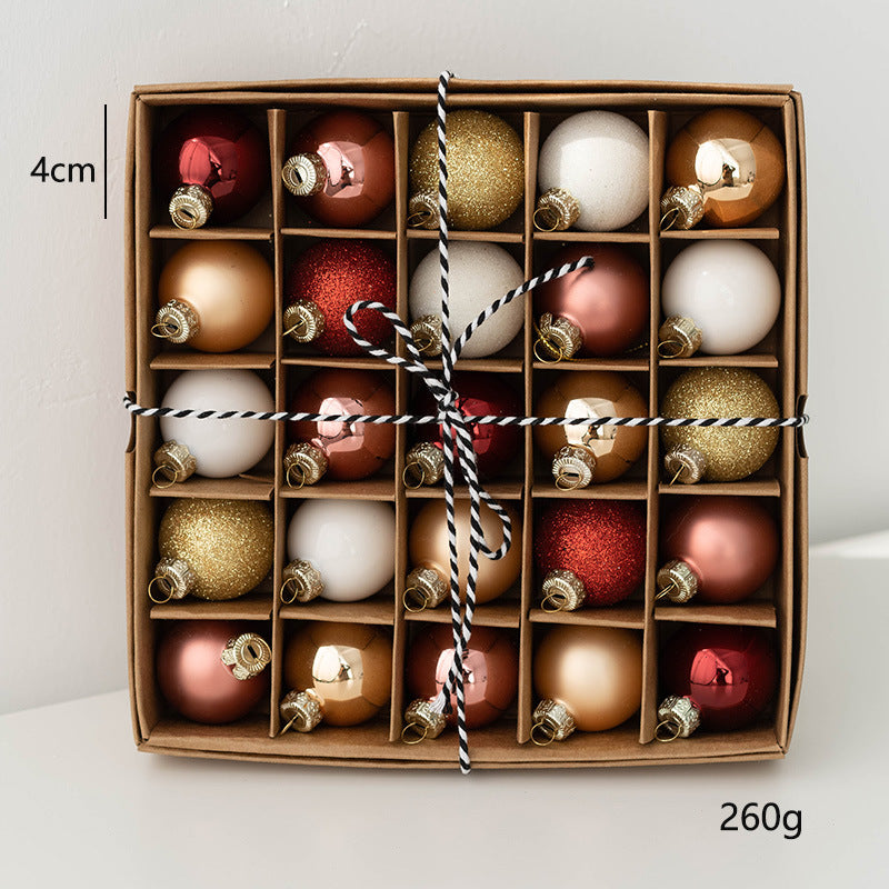 24-Piece Christmas Bauble Ornament Set