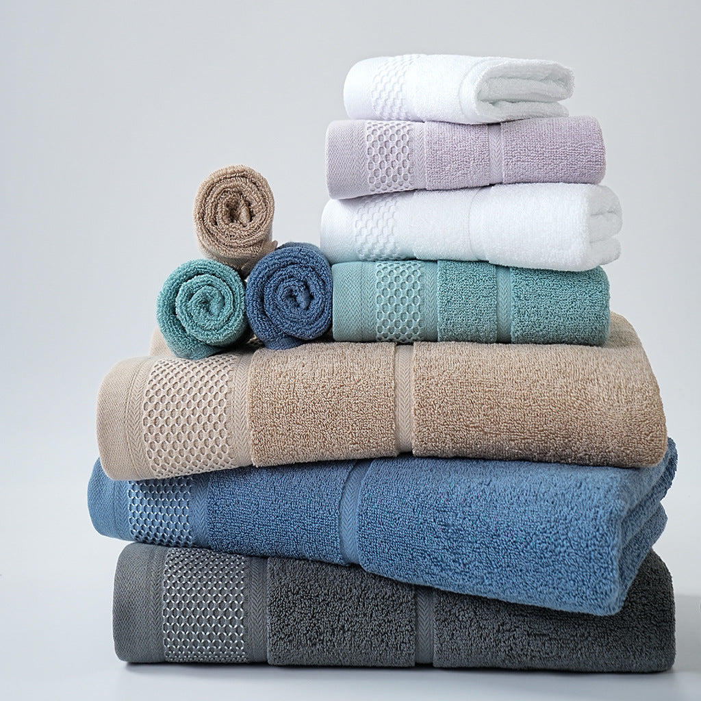 Ethereal Weave Towel Set – 6 Pieces, 100% Cotton Berriscent