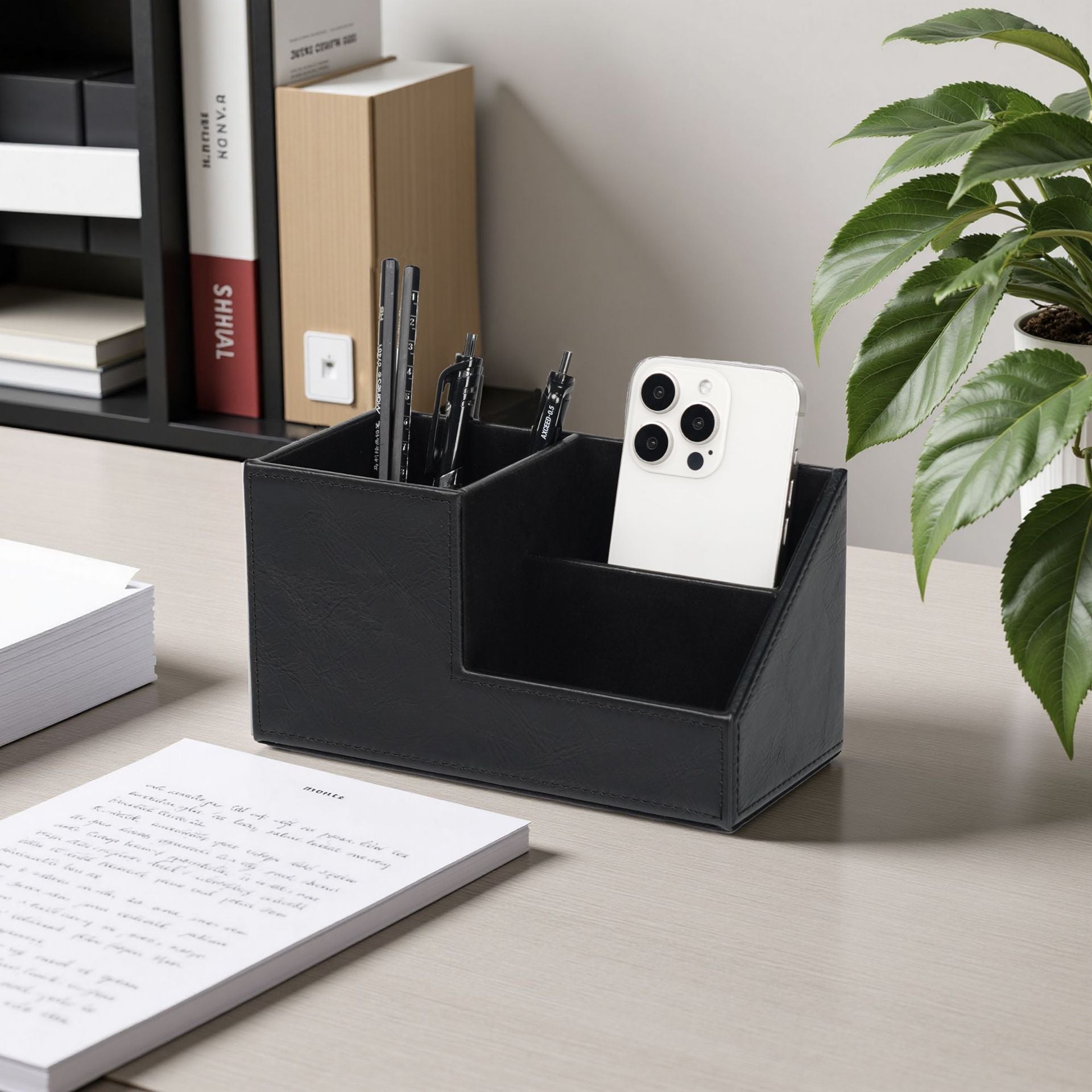 Elegant Leather Desk Organizer Collection Berriscent