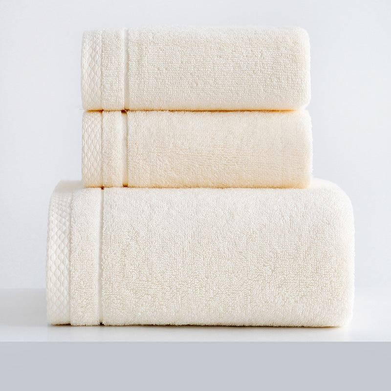 Luxury 3-Piece Combed Cotton Towel Set Berriscent