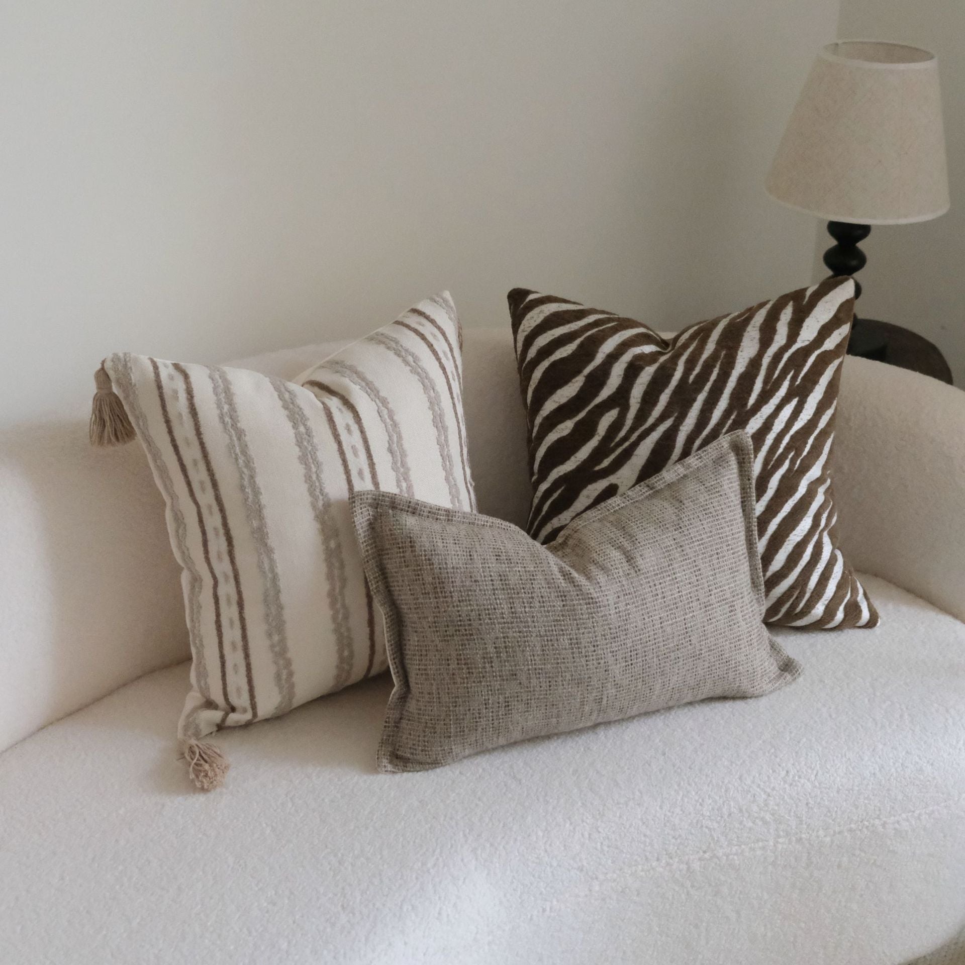 Textured Decorative Cushion Collection Berriscent