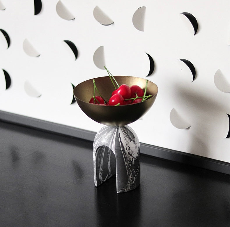 Marble Arc Base Mini Decorative Bowl Berriscent