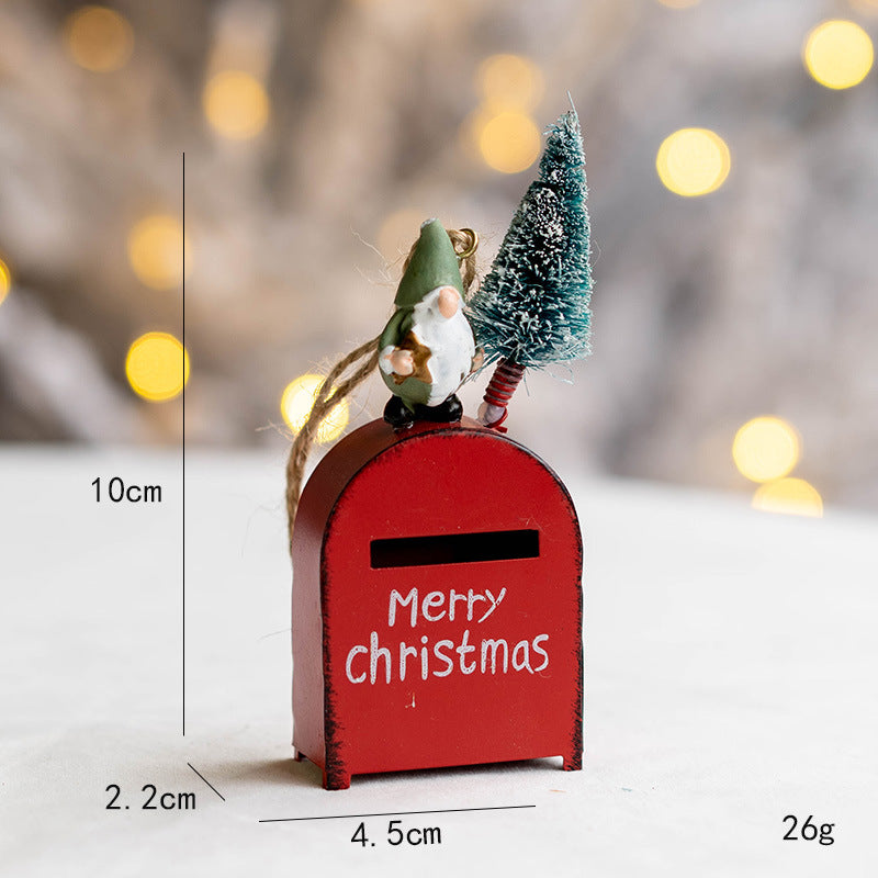 Festive Santa Mailbox Ornament Set (3 Pieces) Berriscent