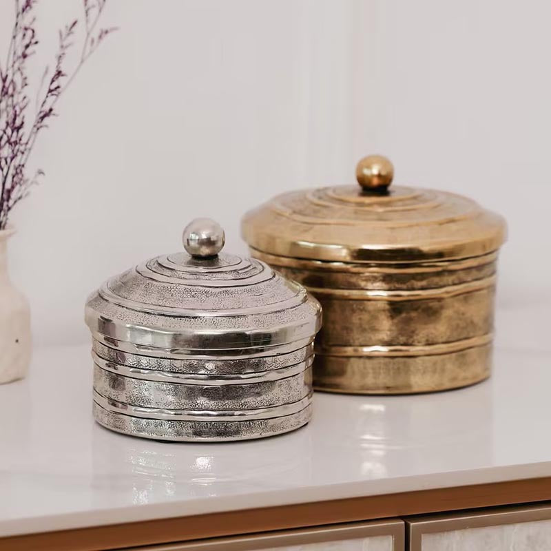 Aurelia Aluminium Storage Box – Luxury Decorative Container Berriscent