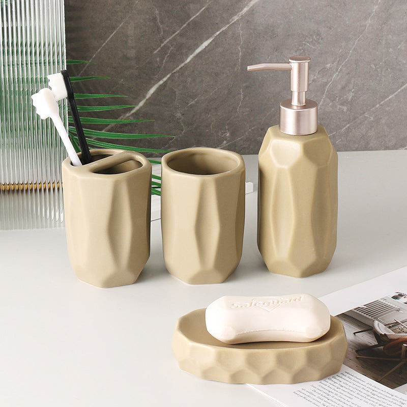 Terra Form Ceramic Bathroom Set
