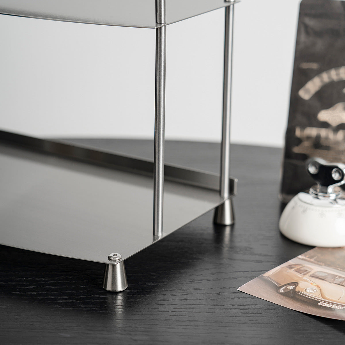 Stainless Steel Countertop Organizer – Two-Tier Design Berriscent