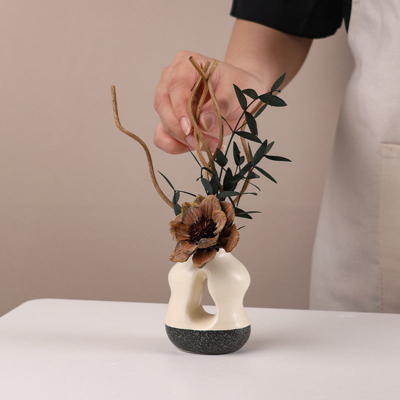 Organic Form Ceramic Bathroom Set – 5-Piece Collection Berriscent