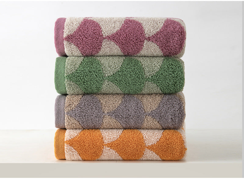 Premium Cotton Patterned Hand Towel – Soft Luxury with Artistic Design Berriscent